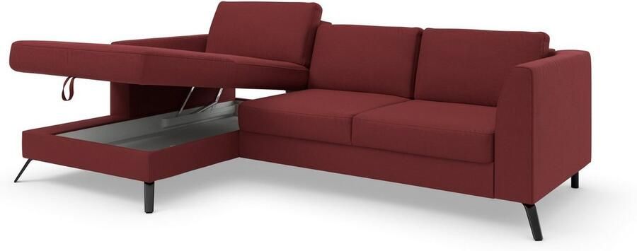 Sit&more Hoekbank Olsen L-vorm inclusief zitdiepteverstelling naar keuze met slaapfunctie 15 cm hoog - Foto 11