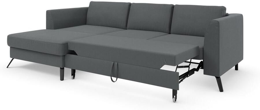 Sit&more Hoekbank Olsen L-vorm inclusief zitdiepteverstelling naar keuze met slaapfunctie 15 cm hoog - Foto 7