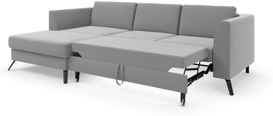 Sit&more Hoekbank Olsen L-vorm inclusief zitdiepteverstelling naar keuze met slaapfunctie 15 cm hoog - Foto 7