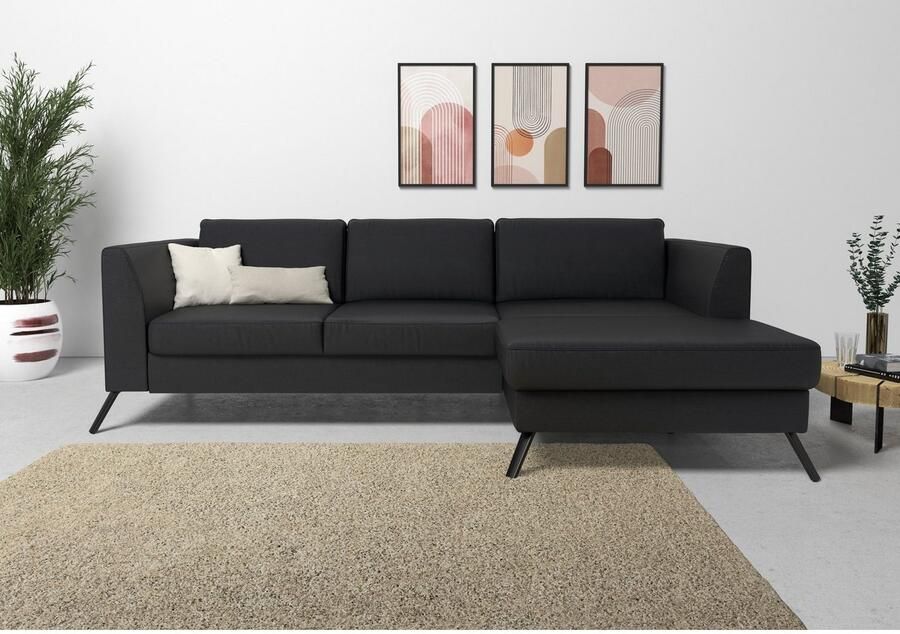 Sit&more Hoekbank Olsen L-vorm inclusief zitdiepteverstelling naar keuze met slaapfunctie 15 cm hoog - Foto 4