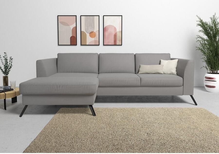 Sit&more Hoekbank Olsen L-vorm inclusief zitdiepteverstelling naar keuze met slaapfunctie 15 cm hoog - Foto 3