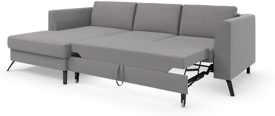 Sit&more Hoekbank Olsen L-vorm inclusief zitdiepteverstelling naar keuze met slaapfunctie 15 cm hoog - Foto 7