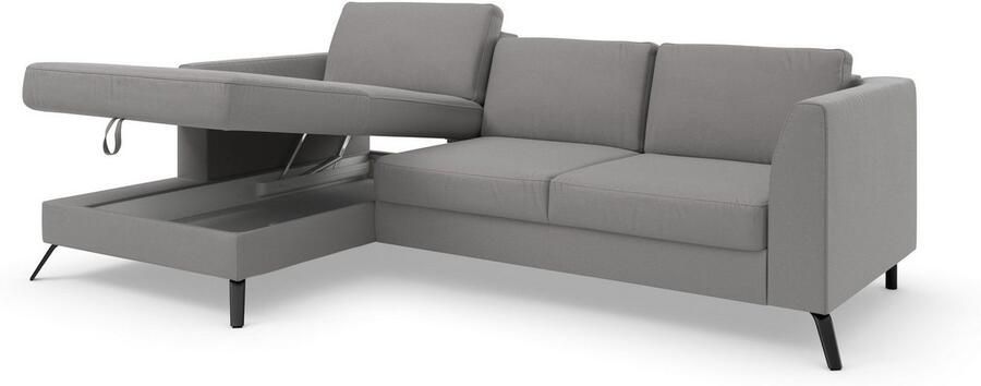 Sit&more Hoekbank Olsen L-vorm inclusief zitdiepteverstelling naar keuze met slaapfunctie 15 cm hoog - Foto 8