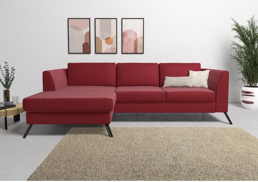Sit&more Hoekbank Olsen L-vorm inclusief zitdiepteverstelling naar keuze met slaapfunctie 15 cm hoog - Foto 3