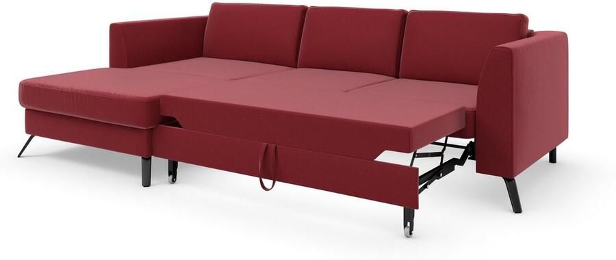 Sit&more Hoekbank Olsen L-vorm inclusief zitdiepteverstelling naar keuze met slaapfunctie 15 cm hoog - Foto 7