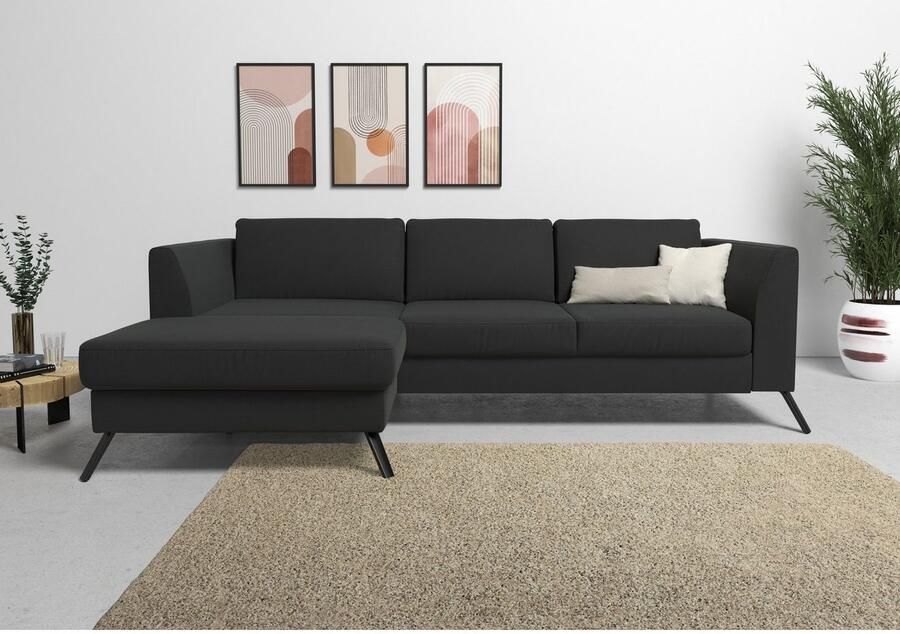 Sit&more Hoekbank Olsen L-vorm inclusief zitdiepteverstelling naar keuze met slaapfunctie 15 cm hoog - Foto 3