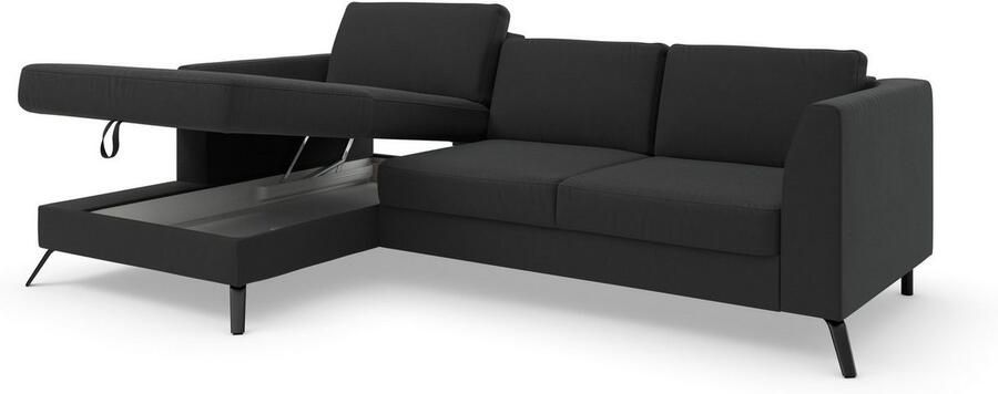 Sit&more Hoekbank Olsen L-vorm inclusief zitdiepteverstelling naar keuze met slaapfunctie 15 cm hoog - Foto 8