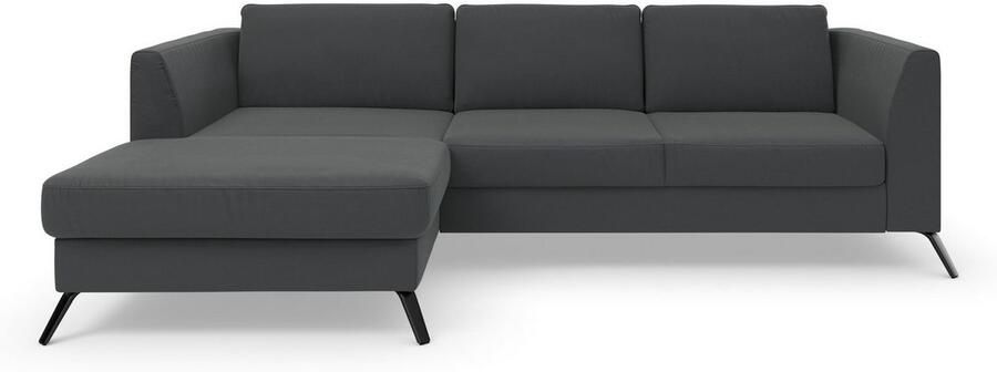 Sit&more Hoekbank Olsen L-vorm inclusief zitdiepteverstelling naar keuze met slaapfunctie 15 cm hoog - Foto 12