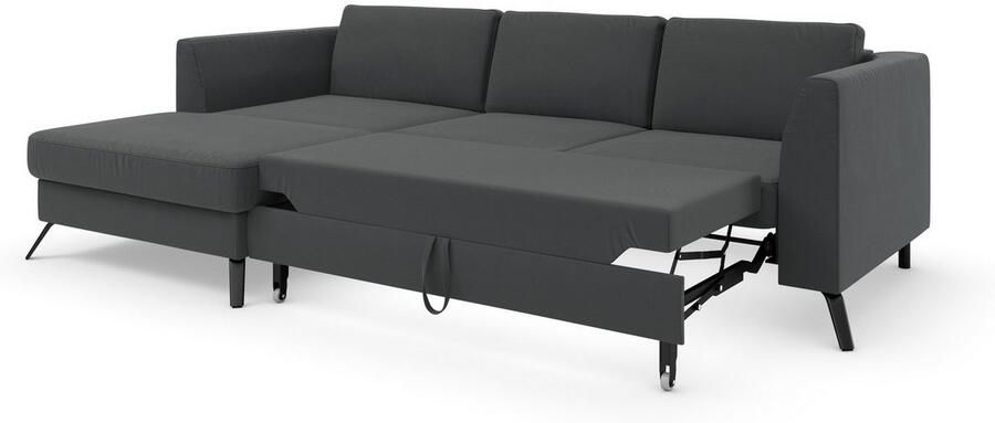 Sit&more Hoekbank Olsen L-vorm inclusief zitdiepteverstelling naar keuze met slaapfunctie 15 cm hoog - Foto 9