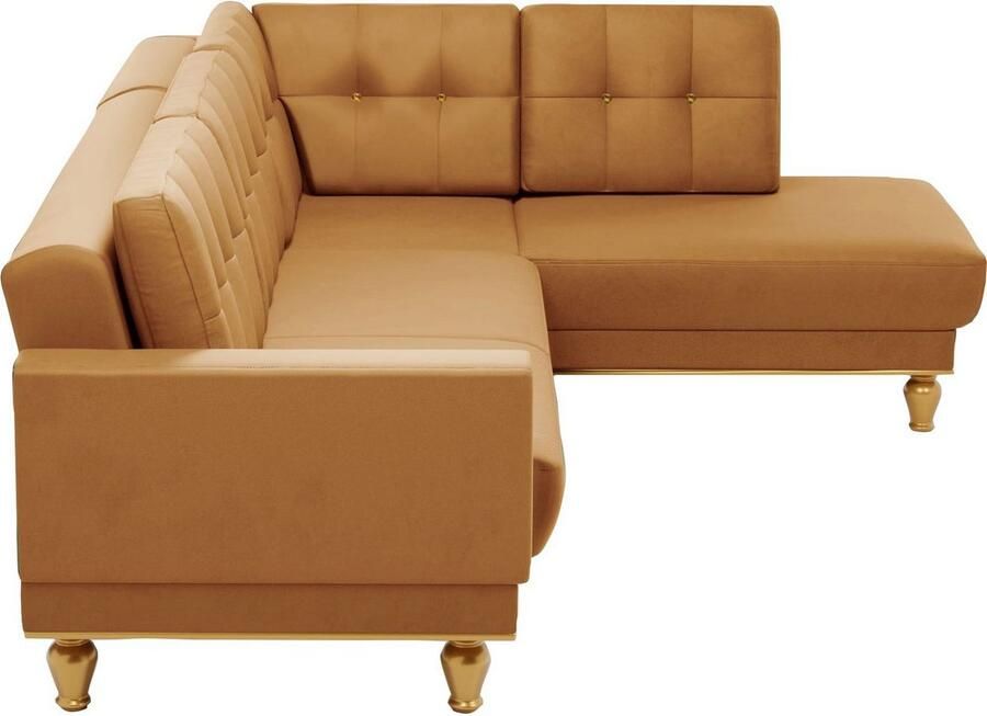 Sit&more Hoekbank Orient 5 L-vorm met strassteentjes naar keuze met slaapfunctie en bedkist - Foto 3