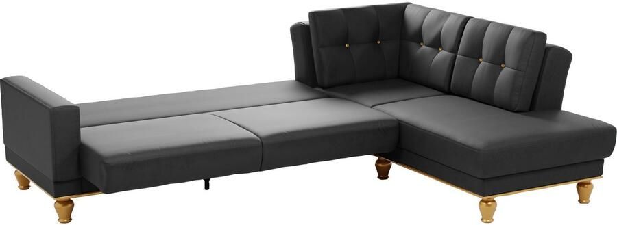 Sit&more Hoekbank Orient 5 L-vorm met strassteentjes naar keuze met slaapfunctie en bedkist - Foto 11