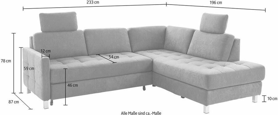 Sit&more Hoekbank Pablo L-vorm optioneel met slaapfunctie - Foto 13