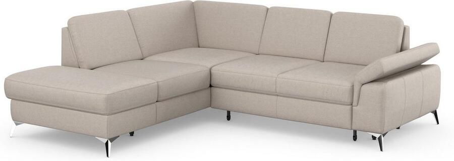 Sit&more Hoekbank Padua L-vorm inclusief zitdiepteverstelling armleuning en binnenvering - Foto 12