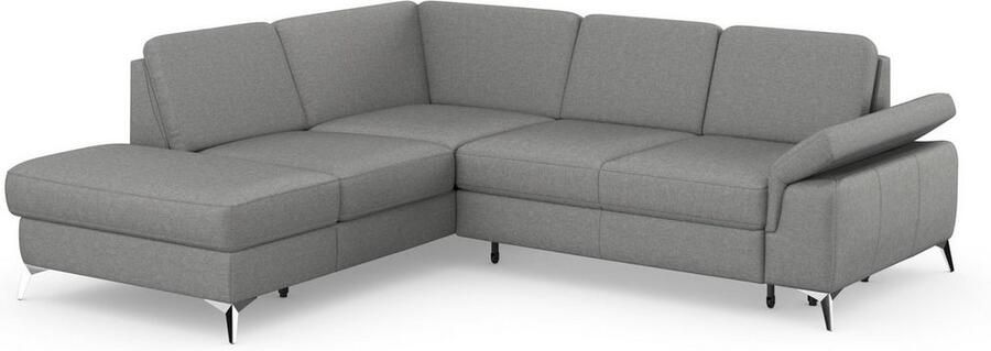Sit&more Hoekbank Padua L-vorm inclusief zitdiepteverstelling armleuning en binnenvering - Foto 10
