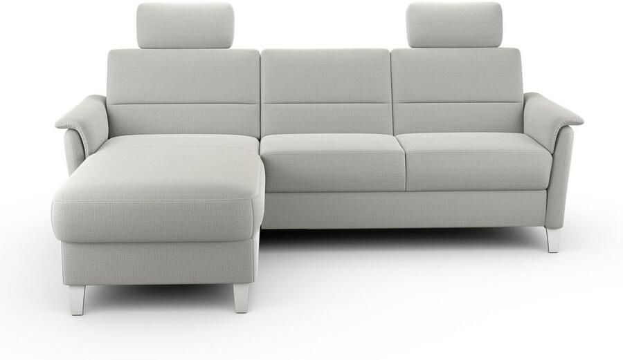 Sit&more Hoekbank Palmera L-vorm B: 244 cm optioneel bedfunctie & bedlade veerkern - Foto 5