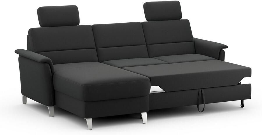 Sit&more Hoekbank Palmera L-vorm Binnenvering naar keuze met slaapfunctie en met zonder bergruimte - Foto 7