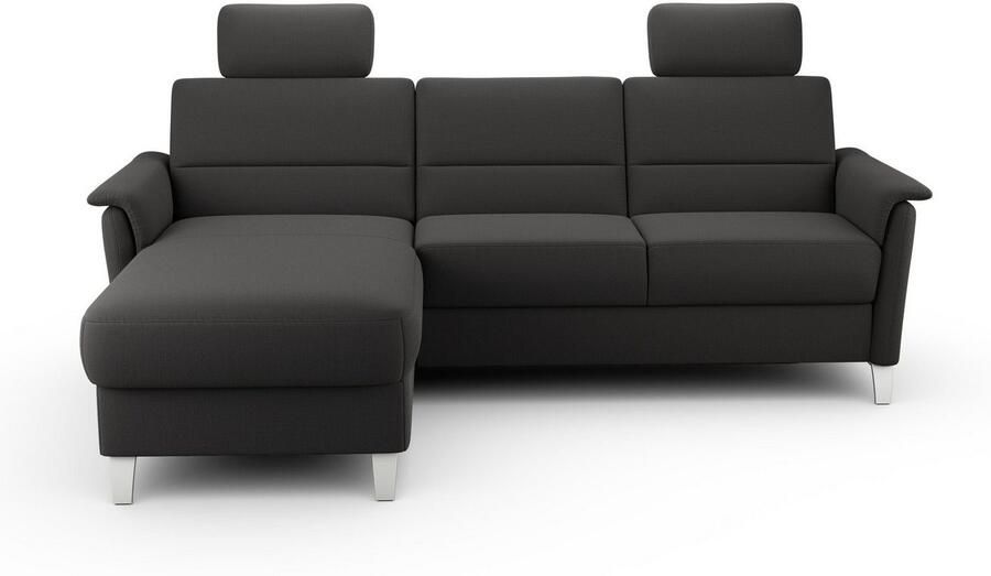 Sit&more Hoekbank Palmera L-vorm B: 244 cm optioneel bedfunctie & bedlade veerkern - Foto 4