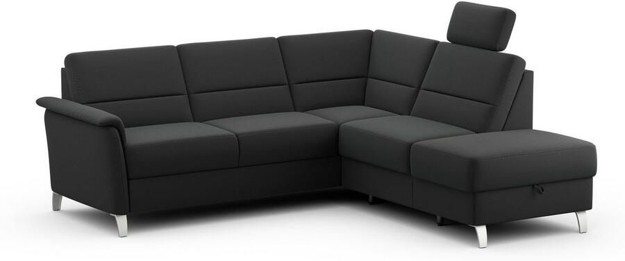 Sit&more Hoekbank Palmera L-vorm Binnenvering naar keuze met slaapfunctie en met zonder bergruimte - Foto 8