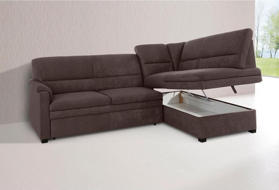 Sit&more Hoekbank Pisa L-vorm met binnenvering naar keuze met slaapfunctie - Foto 4