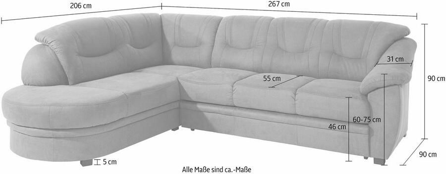 Sit&more Hoekbank Savoni L-vorm optioneel met slaapfunctie - Foto 6