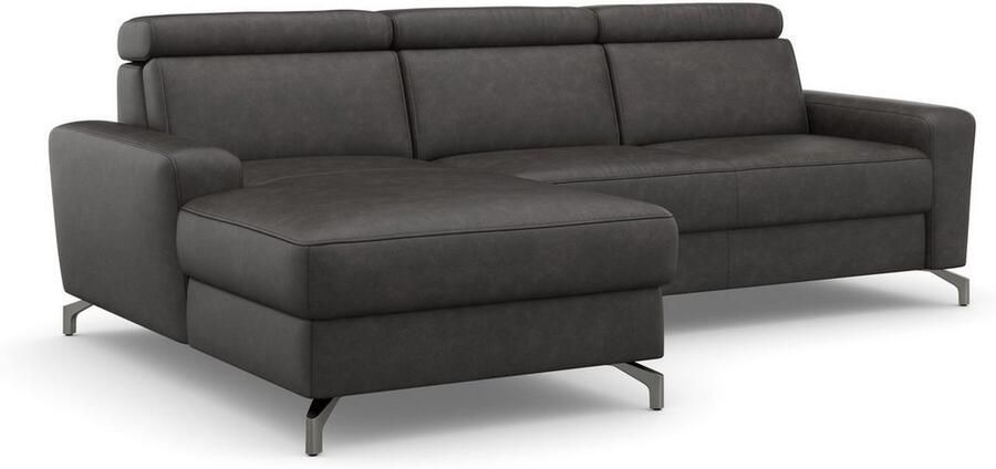 Sit&more Hoekbank Scarlett L-vorm met verstelbare hoofdsteun naar keuze met slaapfunctie bedkist - Foto 7