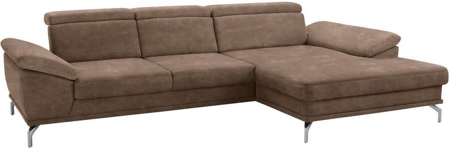 Sit&more Hoekbank Scorpio L-vorm inclusief zitdiepteverstelling naar keuze met verstelbaar hoofdeind - Foto 6