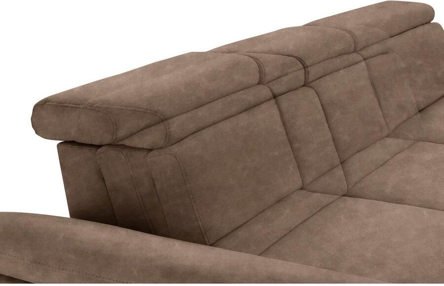 Sit&more Hoekbank Scorpio L-vorm inclusief zitdiepteverstelling naar keuze met verstelbaar hoofdeind - Foto 4