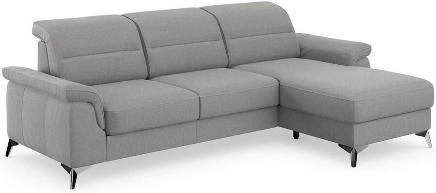 Sit&more Hoekbank Sinatra L-vorm met récamier optioneel met verstelbare hoofdsteun en armleuning - Foto 8