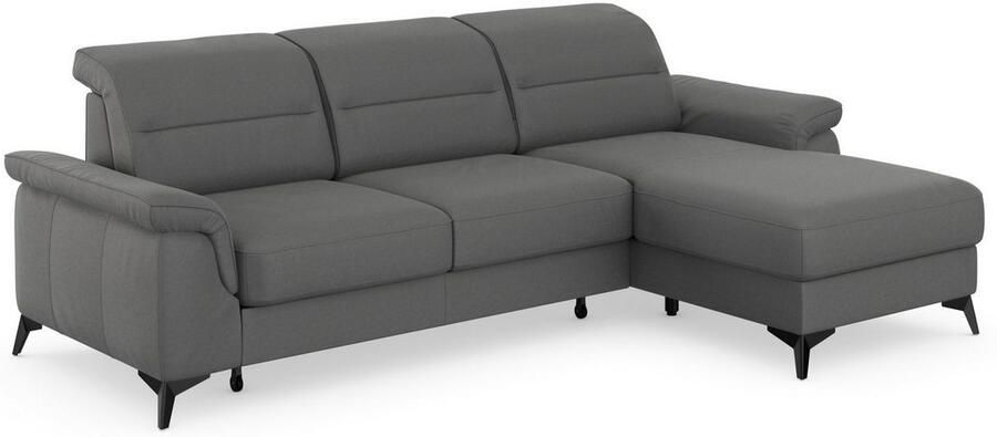 Sit&more Hoekbank Sinatra L-vorm met récamier optioneel met verstelbare hoofdsteun en armleuning - Foto 11