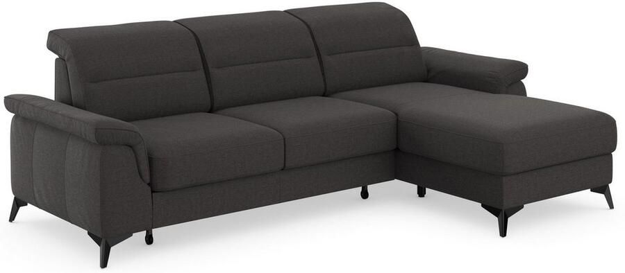 Sit&more Hoekbank Sinatra L-vorm met récamier optioneel met verstelbare hoofdsteun en armleuning - Foto 11