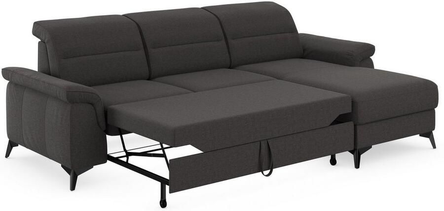 Sit&more Hoekbank Sinatra L-vorm met récamier optioneel met verstelbare hoofdsteun en armleuning - Foto 8