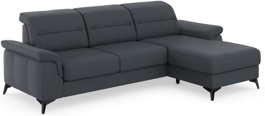 Sit&more Hoekbank Sinatra L-vorm met récamier optioneel met verstelbare hoofdsteun en armleuning - Foto 8