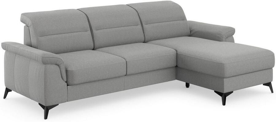 Sit&more Hoekbank Sinatra L-vorm met récamier optioneel met verstelbare hoofdsteun en armleuning - Foto 15