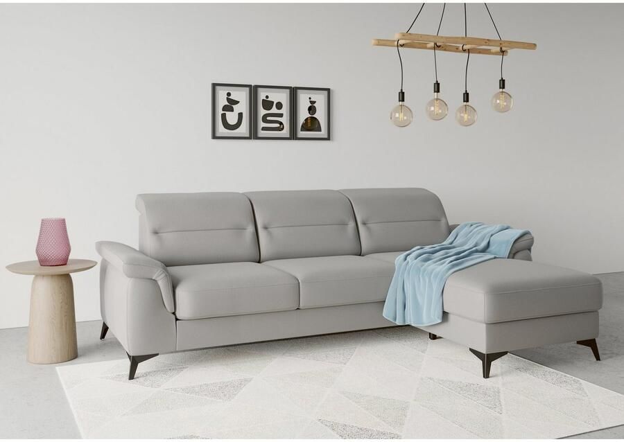 Sit&more Hoekbank Sinatra L-vorm met récamier optioneel met verstelbare hoofdsteun en armleuning - Foto 7