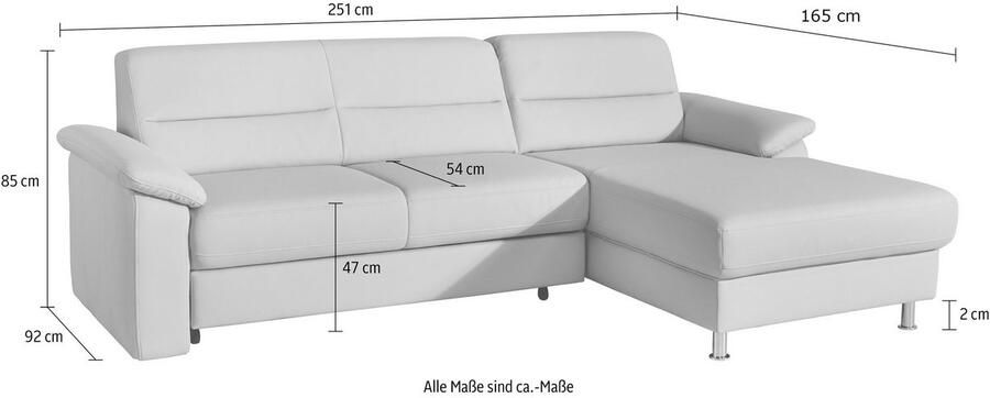 Sit&more Hoekbank Top Ascara L-vorm inclusief boxspring binnenveringsinterieur comfortabele binnenvering - Foto 5