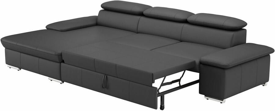 Sit&more Hoekbank Valantine L-vorm inclusief verstelbare hoofdsteun en armleuning naar keuze met slaapfunctie - Foto 4