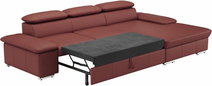 Sit&more Hoekbank Valantine L-vorm inclusief verstelbare hoofdsteun en armleuning naar keuze met slaapfunctie - Foto 2