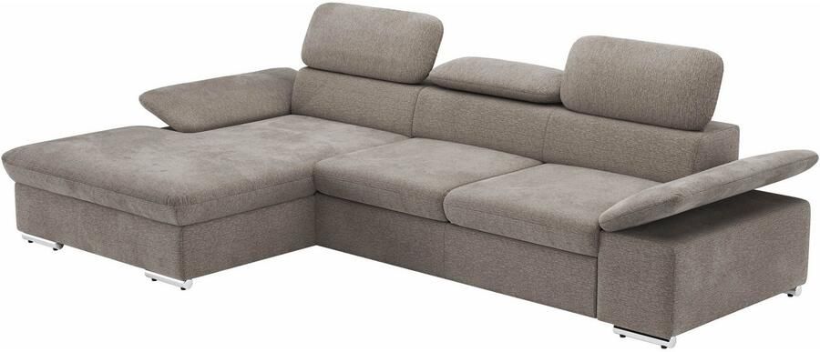 Sit&more Hoekbank Valantine L-vorm inclusief verstelbare hoofdsteun en armleuning naar keuze met slaapfunctie - Foto 2