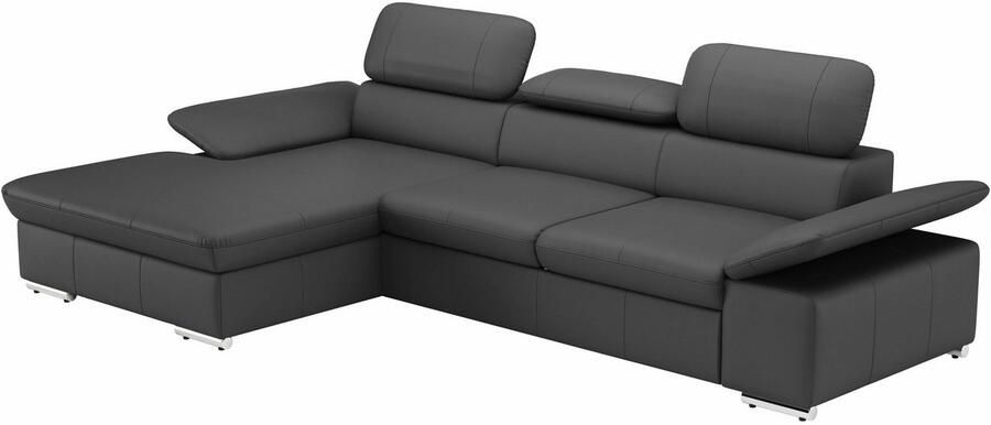 Sit&more Hoekbank Valantine L-vorm inclusief verstelbare hoofdsteun en armleuning naar keuze met slaapfunctie - Foto 3