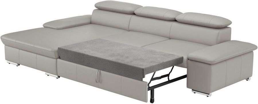 Sit&more Hoekbank Valantine L-vorm inclusief verstelbare hoofdsteun en armleuning naar keuze met slaapfunctie - Foto 2