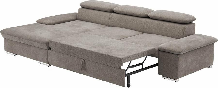 Sit&more Hoekbank Valantine L-vorm inclusief verstelbare hoofdsteun en armleuning naar keuze met slaapfunctie - Foto 3