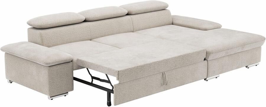 Sit&more Hoekbank Valantine L-vorm inclusief verstelbare hoofdsteun en armleuning naar keuze met slaapfunctie - Foto 2