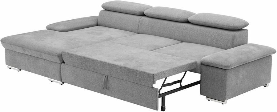 Sit&more Hoekbank Valantine L-vorm inclusief verstelbare hoofdsteun en armleuning naar keuze met slaapfunctie - Foto 2