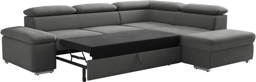 Sit&more Hoekbank Valentine L-vorm B: 272 cm met arm- en hoofddeelverstelling optioneel met bedfunctie - Foto 10