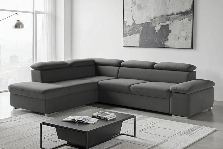 Sit&more Hoekbank Valentine L-vorm B: 272 cm met arm- en hoofddeelverstelling optioneel met bedfunctie - Foto 5