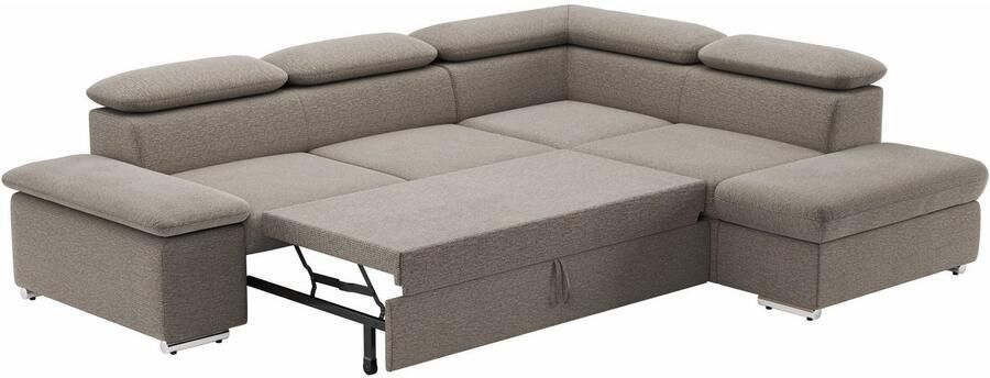 Sit&more Hoekbank Valentine L-vorm bank met verstelbare arm- en hoofdsteun - Foto 5