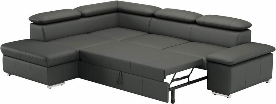 Sit&more Hoekbank Valentine L-vorm bank met verstelbare arm- en hoofdsteun - Foto 5