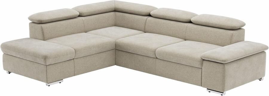 Sit&more Hoekbank Valentine L-vorm bank met verstelbare arm- en hoofdsteun - Foto 7