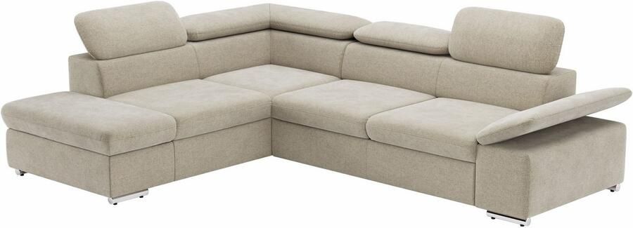 Sit&more Hoekbank Valentine L-vorm bank met verstelbare arm- en hoofdsteun - Foto 6