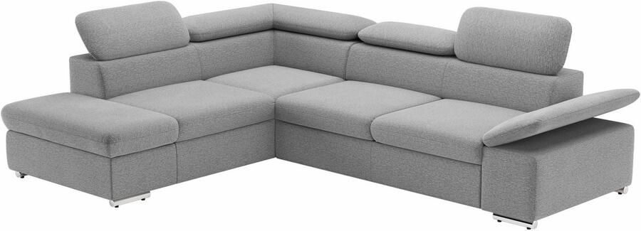 Sit&more Hoekbank Valentine L-vorm bank met verstelbare arm- en hoofdsteun - Foto 6